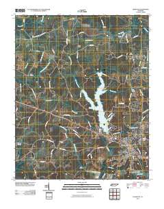 Lexington 2010 topographic map thumbnail