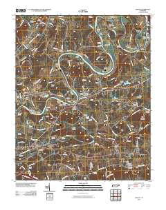 Mascot 2010 topographic map thumbnail