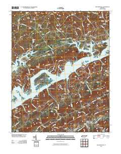 Maynardville 2010 topographic map thumbnail