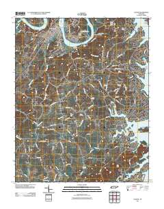 Loudon 2011 topographic map thumbnail