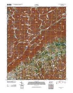 La Follette 2010 topographic map thumbnail