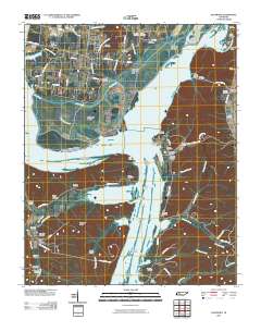 Hustburg 2010 topographic map thumbnail