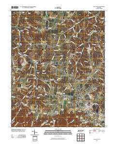Lafayette 2010 topographic map thumbnail