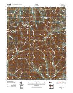 Lynnville 2010 topographic map thumbnail