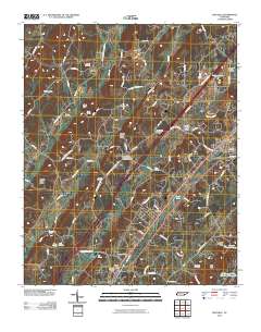 Riceville 2010 topographic map thumbnail