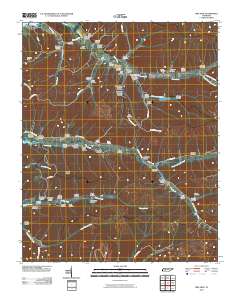 Pine View 2010 topographic map preview