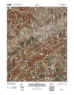 Morristown 2010 topographic map thumbnail