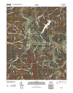 Ovilla 2010 topographic map thumbnail