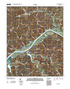 Needmore 2010 topographic map thumbnail