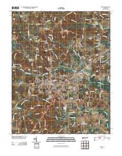 Paris 2010 topographic map thumbnail