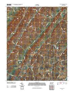 Pattie Gap 2010 topographic map thumbnail