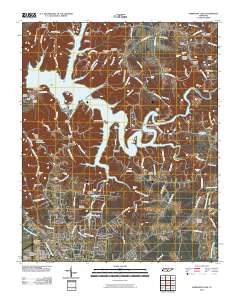 Normandy Lake 2010 topographic map thumbnail