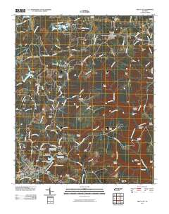 Tracy City 2010 topographic map thumbnail