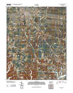 Tullahoma 2010 topographic map thumbnail