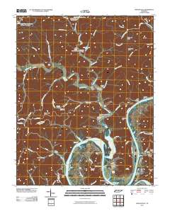 Whitleyville 2010 topographic map thumbnail