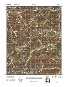 Slayden 2010 topographic map thumbnail
