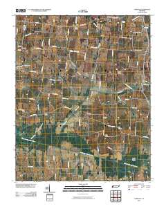 Yorkville 2010 topographic map thumbnail