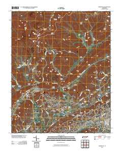 Windrock 2010 topographic map thumbnail