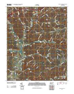 Texas Hollow 2010 topographic map thumbnail