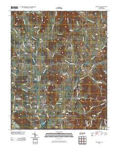 Wartrace 2010 topographic map thumbnail