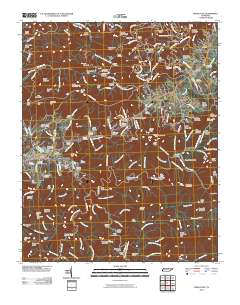 Wear Cove 2010 topographic map thumbnail