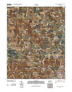 Springfield North 2010 topographic map thumbnail