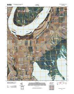 Tiptonville 2010 topographic map thumbnail