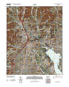 Goodlettsville 2010 topographic map thumbnail