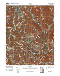 Huntsville 2010 topographic map thumbnail