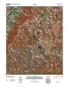 Henson Gap 2010 topographic map thumbnail