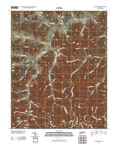 Auburntown 2010 topographic map thumbnail