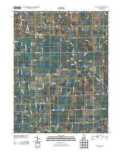 Boggstown 2010 topographic map thumbnail
