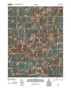 Adams 2010 topographic map thumbnail