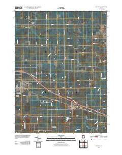 Bourbon 2010 topographic map thumbnail