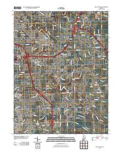 Beech Grove 2010 topographic map thumbnail
