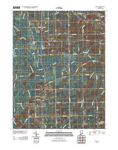 Azalia 2010 topographic map thumbnail