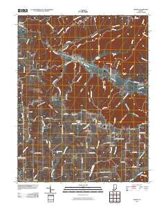 Borden 2010 topographic map thumbnail