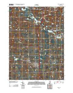 Ashley 2010 topographic map thumbnail