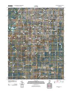 Bargersville 2011 topographic map thumbnail