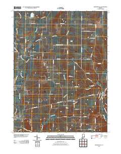Brownsville 2010 topographic map thumbnail