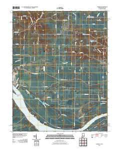 Caborn 2010 topographic map thumbnail