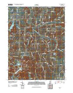 Cope 2010 topographic map thumbnail