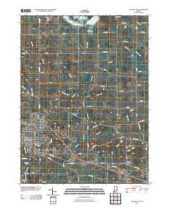 Columbia City 2010 topographic map thumbnail