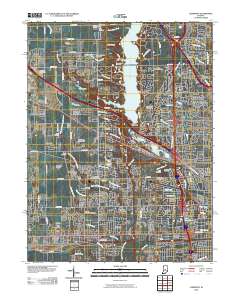 Clermont 2010 topographic map thumbnail