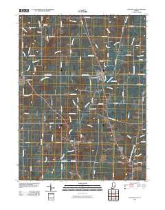 Fountain City 2010 topographic map thumbnail