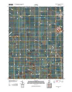 Francesville 2010 topographic map thumbnail