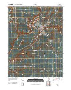 Delphi 2010 topographic map preview