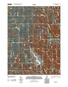Clarksburg 2010 topographic map thumbnail