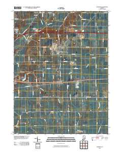 Dunreith 2010 topographic map thumbnail