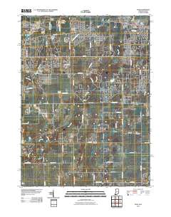 Dyer 2010 topographic map thumbnail